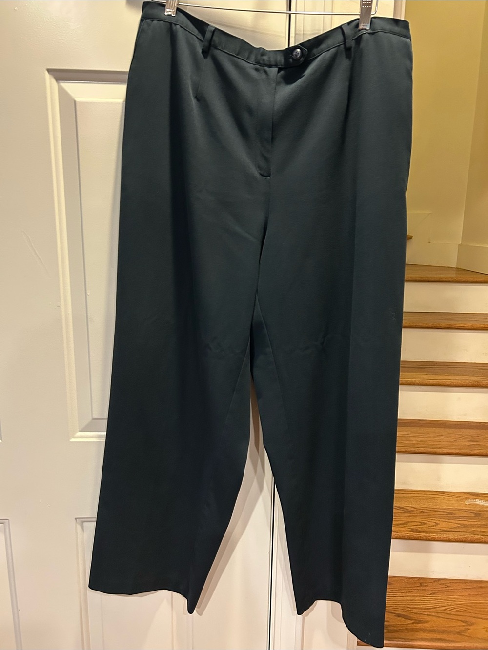 Sag Harbor Stretch Women's Navy Pull-On Pants size 18W